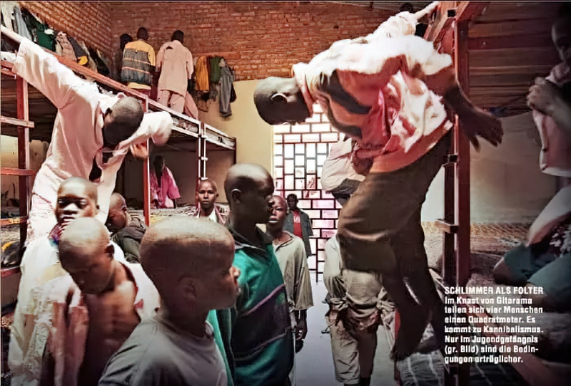 Gitarama gevangenis, Rwanda