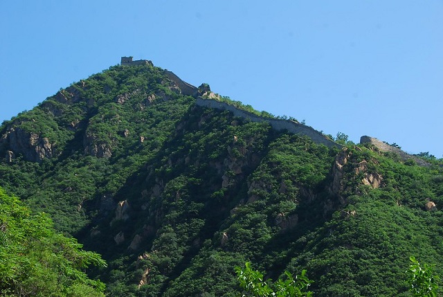 Gebroken Muur Deel van de Chinese Muur
